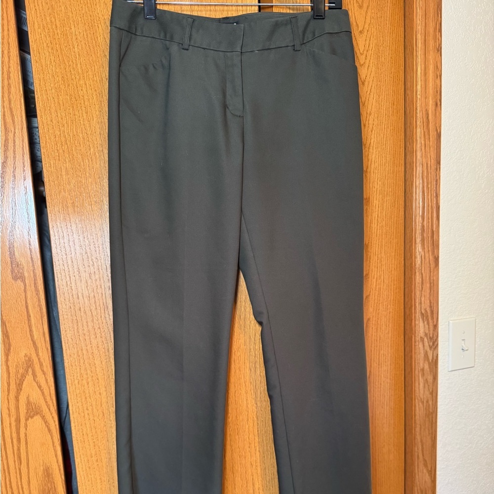 Express Editor pants size 6 olive green